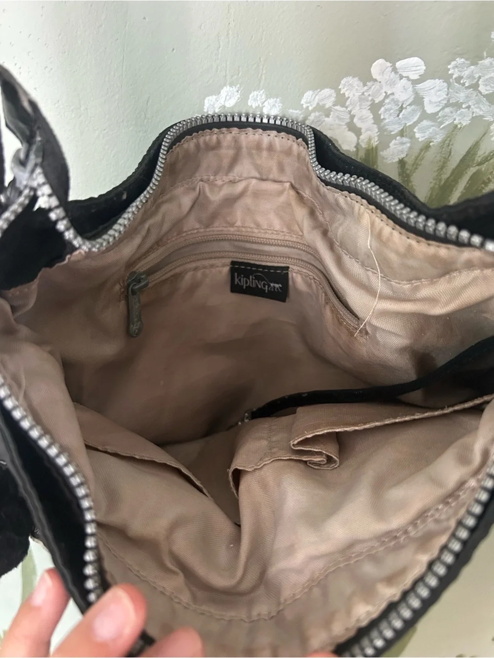 Kipling Black Crossbody Shoulder Bag - Casual Everyday Carry